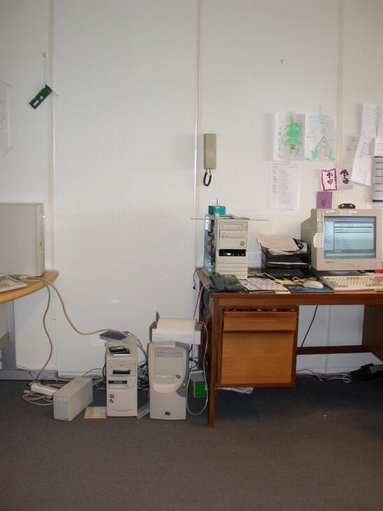 Kjetil sin arbeidsplass